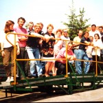 l'équipe du foyer sur le pont en 1997