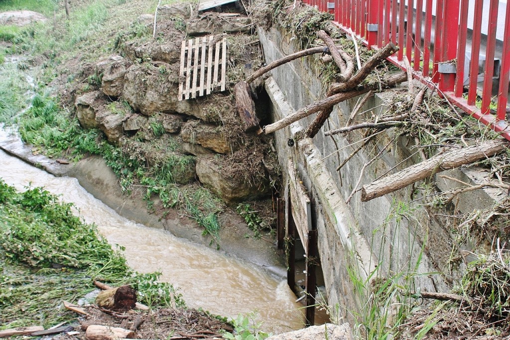 Le pont sous la RD 674